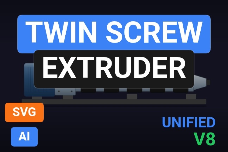 Twin Screw Extruder | Dynamic SVG | WinCC Unified & V8