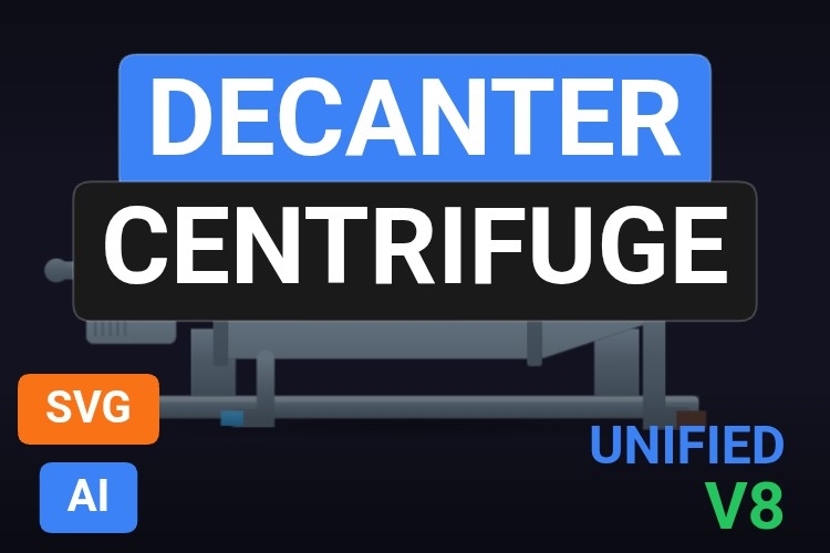 Decanter Centrifuge | Dynamic SVG | WinCC Unified & V8