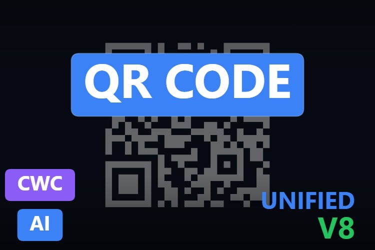 QR Code | Custom Web Control | WinCC Unified & V8