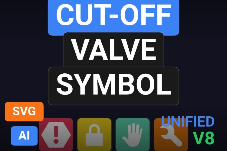 Cut-off Valve Symbol | Dynamic SVG | WinCC Unified & V8