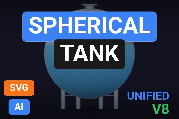 Spherical Tank | Dynamic SVG | WinCC Unified & V8