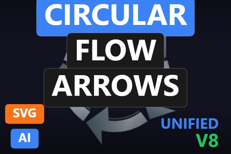 Circular Flow Arrows | Dynamic SVG | WinCC Unified & V8