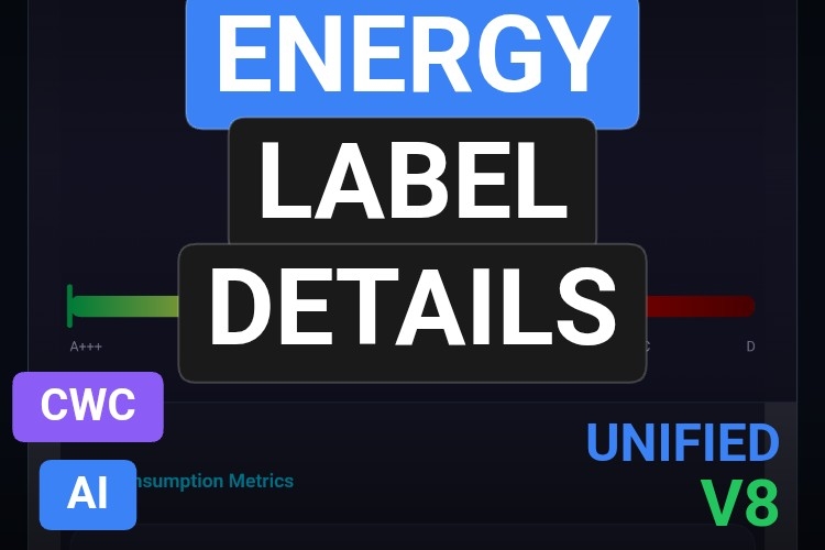 Energy Label Details | Custom Web Control | WinCC Unified & V8