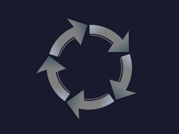 Flechas de Flujo Circular | Dynamic SVG | WinCC Unified y V8