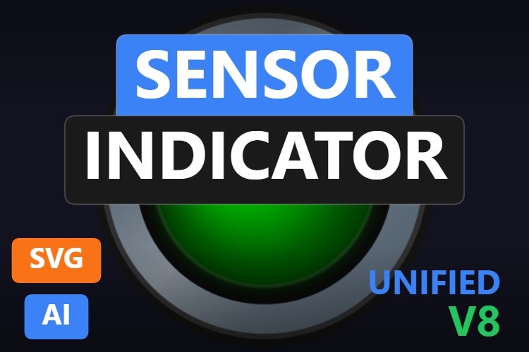 Sensor Indicator | Dynamic SVG | WinCC Unified & V8