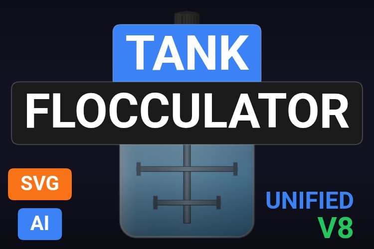 Tank Flocculator | Dynamic SVG | WinCC Unified & V8