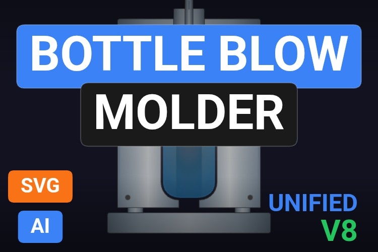 Bottle Blow Molder | Dynamic SVG | WinCC Unified & V8