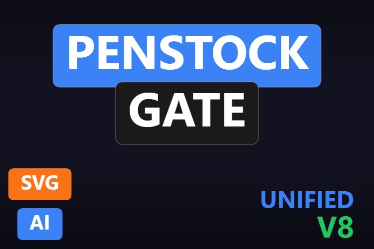 Penstock Gate | Dynamic SVG | WinCC Unified & V8