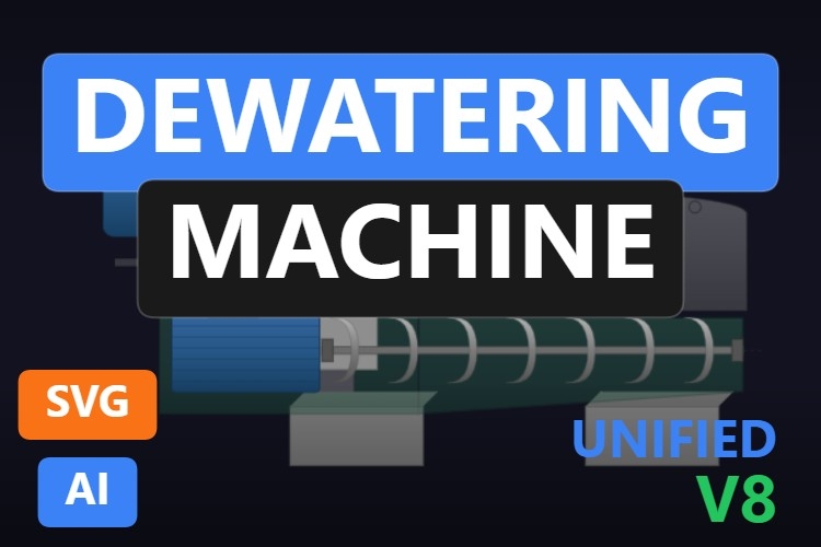 Dewatering Machine | Dynamic SVG | WinCC Unified & V8