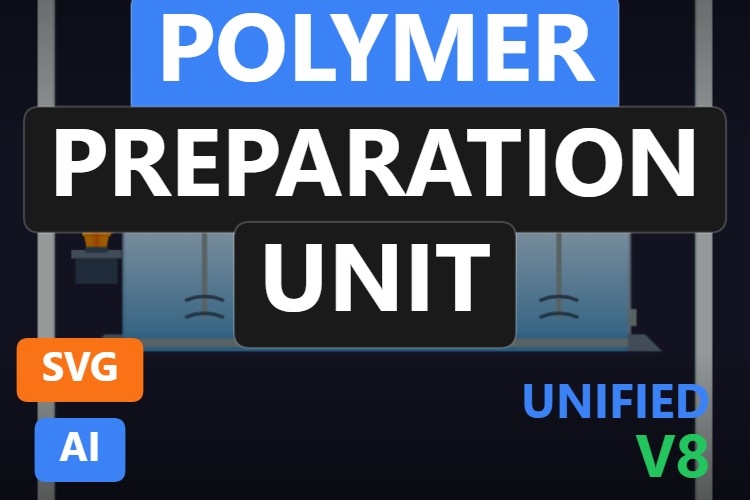 Polymer Preparation Unit | Dynamic SVG | WinCC Unified & V8