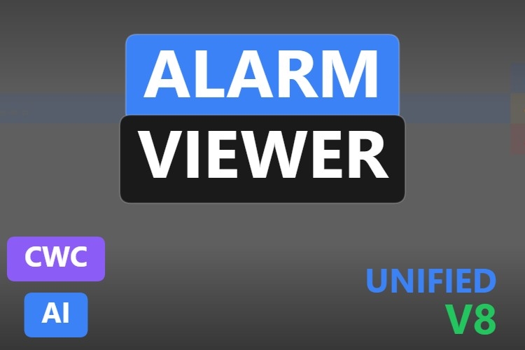 Alarm Viewer | Custom Web Control | WinCC Unified & V8