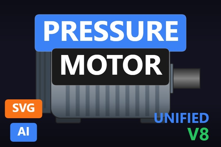 Pressure Motor | Dynamic SVG | WinCC Unified & V8