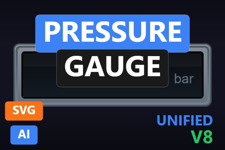 Pressure Gauge | Dynamic SVG | WinCC Unified & V8