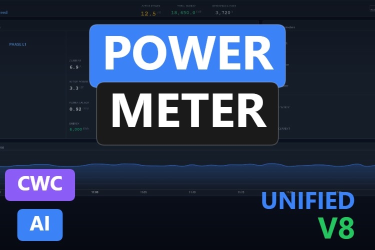 Power Meter | Custom Web Control | WinCC Unified & V8