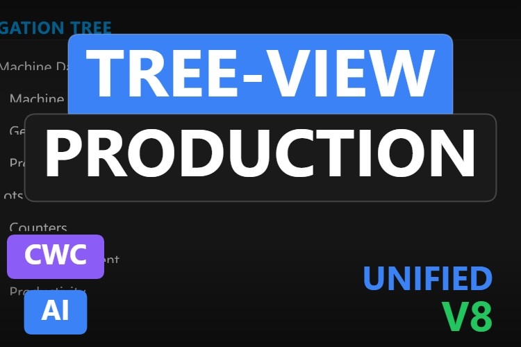 Tree-view Production | Custom Web Control | WinCC Unified & V8