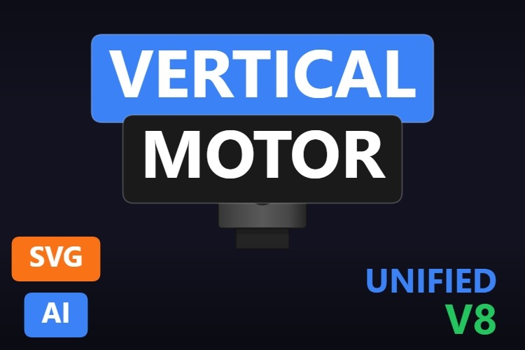 Vertical Motor | Dynamic SVG | WinCC Unified & V8