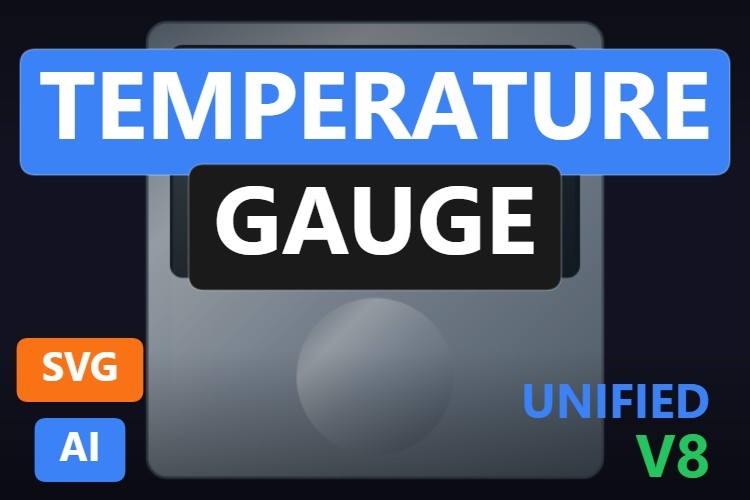 Temperature Gauge | Dynamic SVG | WinCC Unified & V8