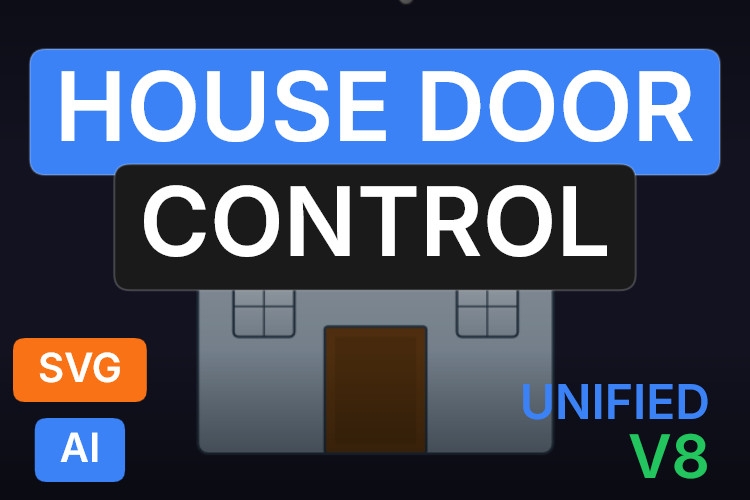 House Door Control | Dynamic SVG | WinCC Unified & V8