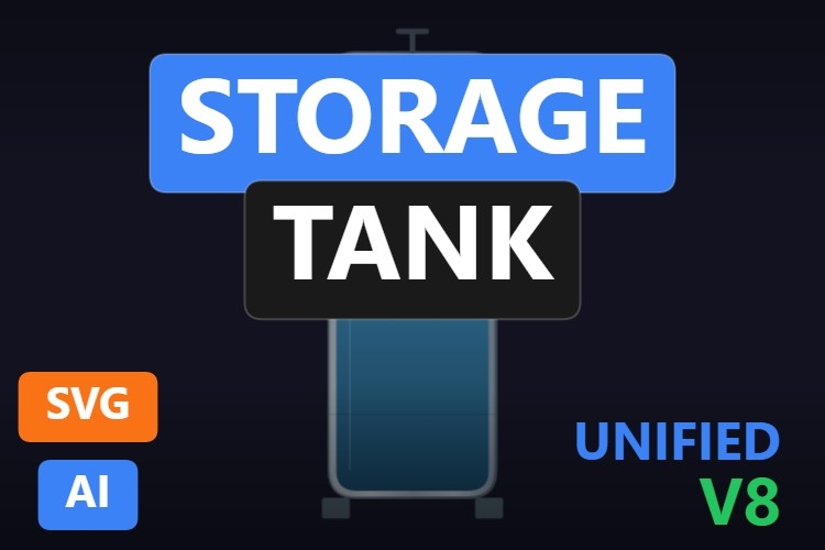 Storage Tank | Dynamic SVG | WinCC Unified & V8