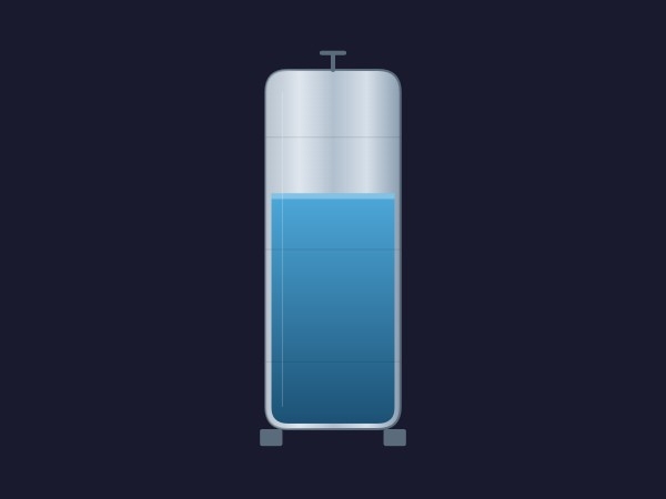 Speichertank | Dynamic SVG | WinCC Unified & V8