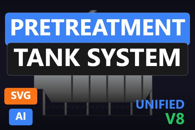 Pretreatment Tank System | Dynamic SVG | WinCC Unified & V8