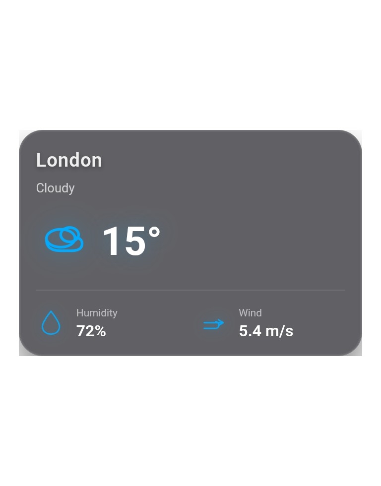天气 widget - 在线版 | Custom Web Control | WinCC Unified & V8