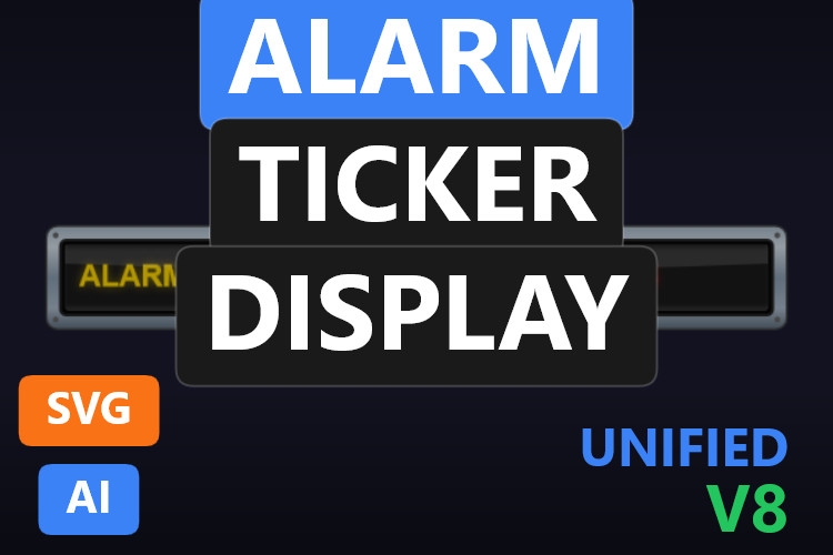 Alarm Ticker Display | Dynamic SVG | WinCC Unified & V8