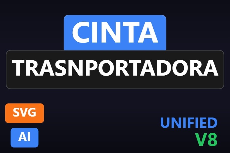 Cinta trasnportadora | Dynamic SVG | WinCC Unified & V8