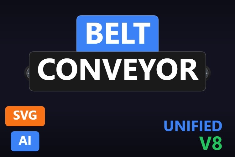 Belt Conveyor | Dynamic SVG | WinCC Unified & V8