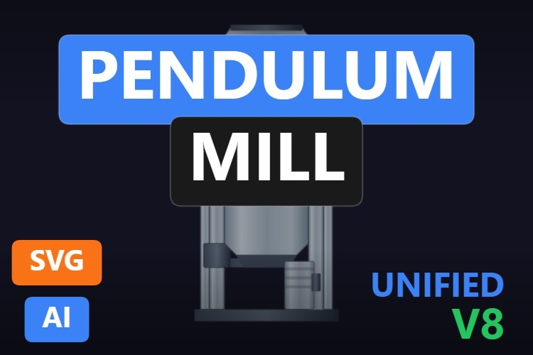 Pendulum Mill | Dynamic SVG | WinCC Unified & V8