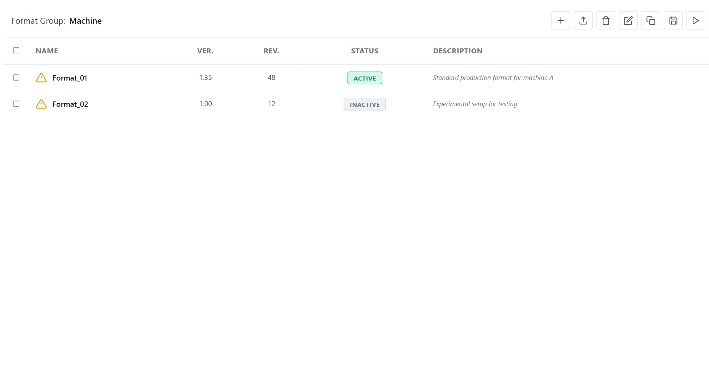 Format Manager | Custom Web Control | WinCC Unified & V8