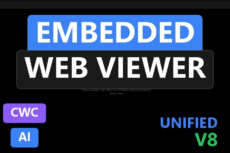 Embedded Web Viewer | Custom Web Control | WinCC Unified & V8