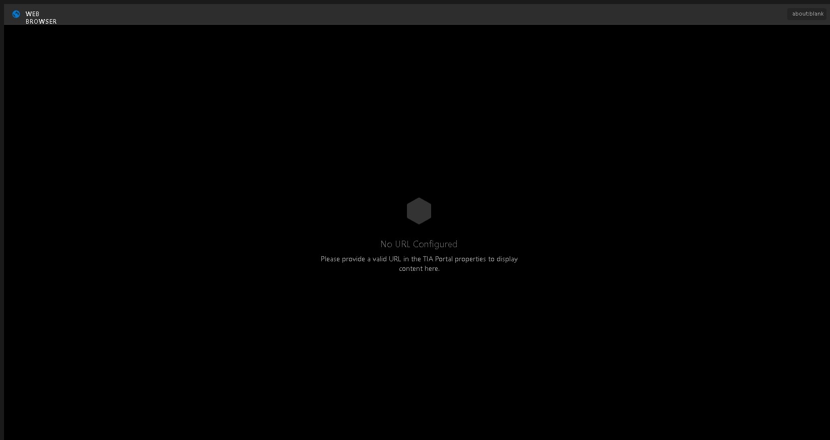 Embedded Web Viewer | Custom Web Control | WinCC Unified e V8