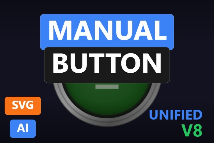 Manual Button | Dynamic SVG | WinCC Unified & V8
