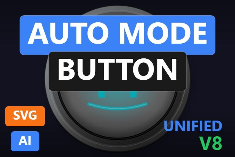 Auto Mode Button | Dynamic SVG | WinCC Unified & V8