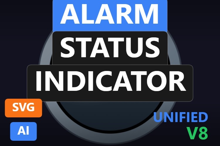 Alarm Status Indicator | Dynamic SVG | WinCC Unified & V8
