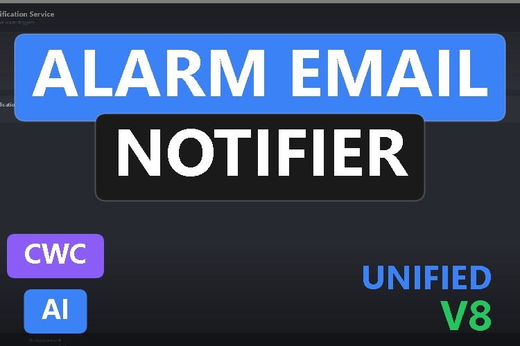 Alarm Email Notifier | Custom Web Control | WinCC Unified & V8