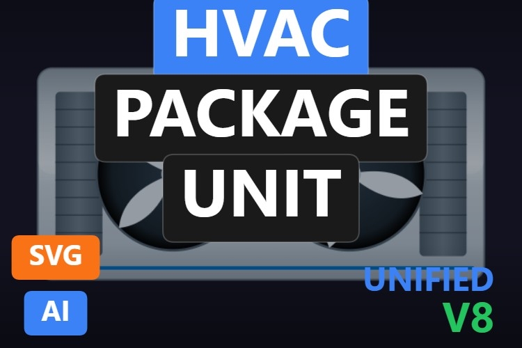 HVAC Package Unit | Dynamic SVG | WinCC Unified & V8