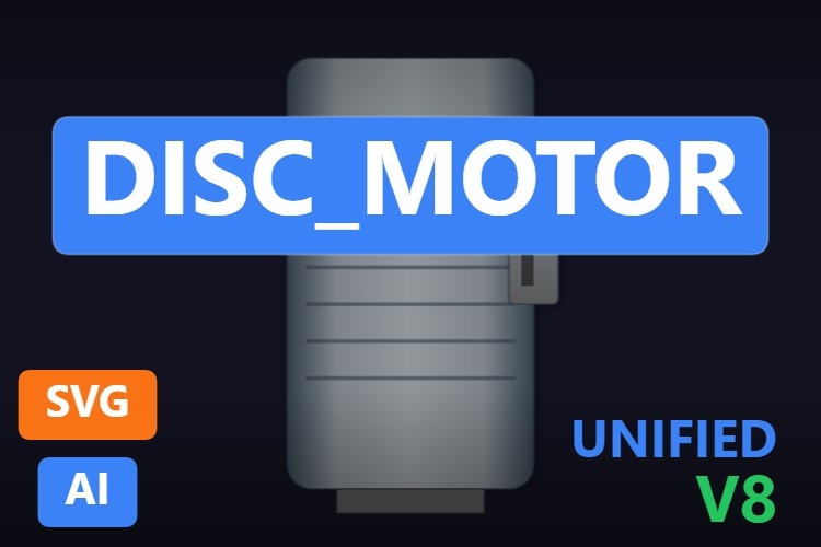 Disc_Motor | Dynamic SVG | WinCC Unified & V8