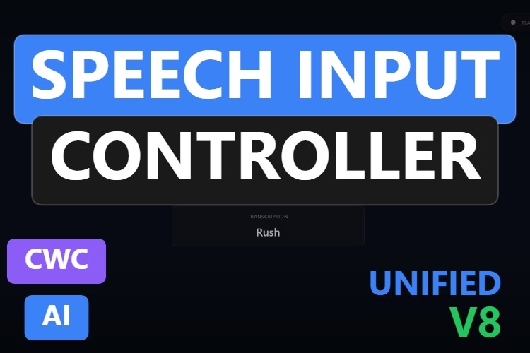 Speech Input Controller | Custom Web Control | WinCC Unified & V8