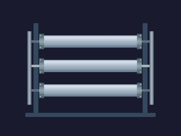 Rack de filtres à osmose | Dynamic SVG | WinCC Unified & V8