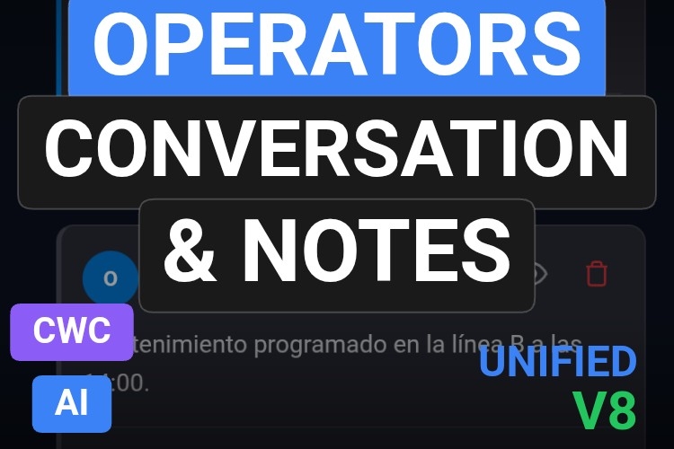 Operators conversation & Notes | Custom Web Control | WinCC Unified & V8