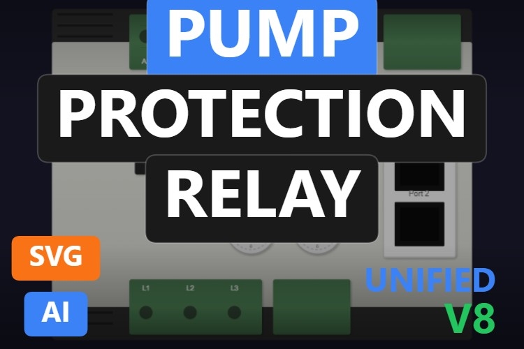 Pump Protection Relay | Dynamic SVG | WinCC Unified & V8