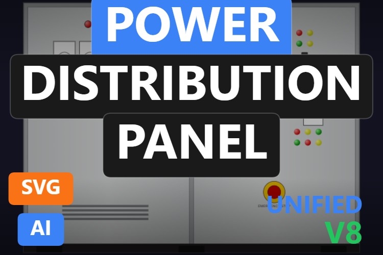Power Distribution Panel | Dynamic SVG | WinCC Unified & V8