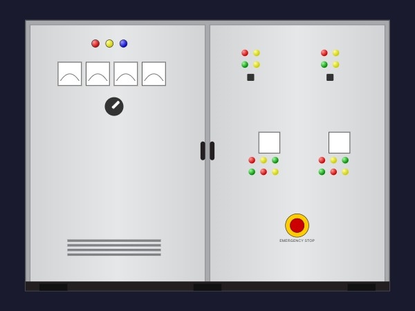 Stromverteilerpanel | Dynamic SVG | WinCC Unified & V8