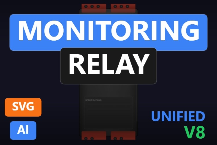 Monitoring Relay | Dynamic SVG | WinCC Unified & V8