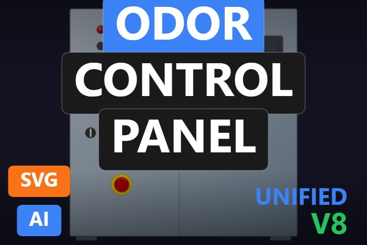 Odor Control Panel | Dynamic SVG | WinCC Unified & V8
