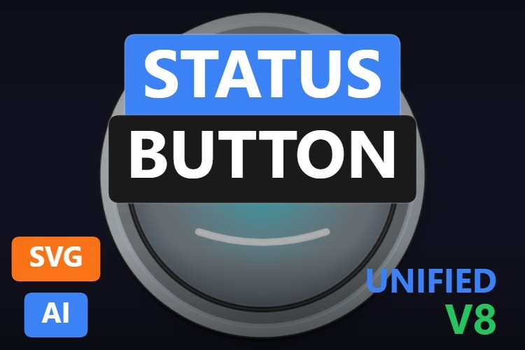 Status Button | Dynamic SVG | WinCC Unified & V8