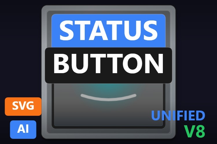 Status Button | Dynamic SVG | WinCC Unified & V8