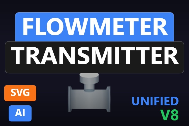 Flowmeter Transmitter | Dynamic SVG | WinCC Unified & V8